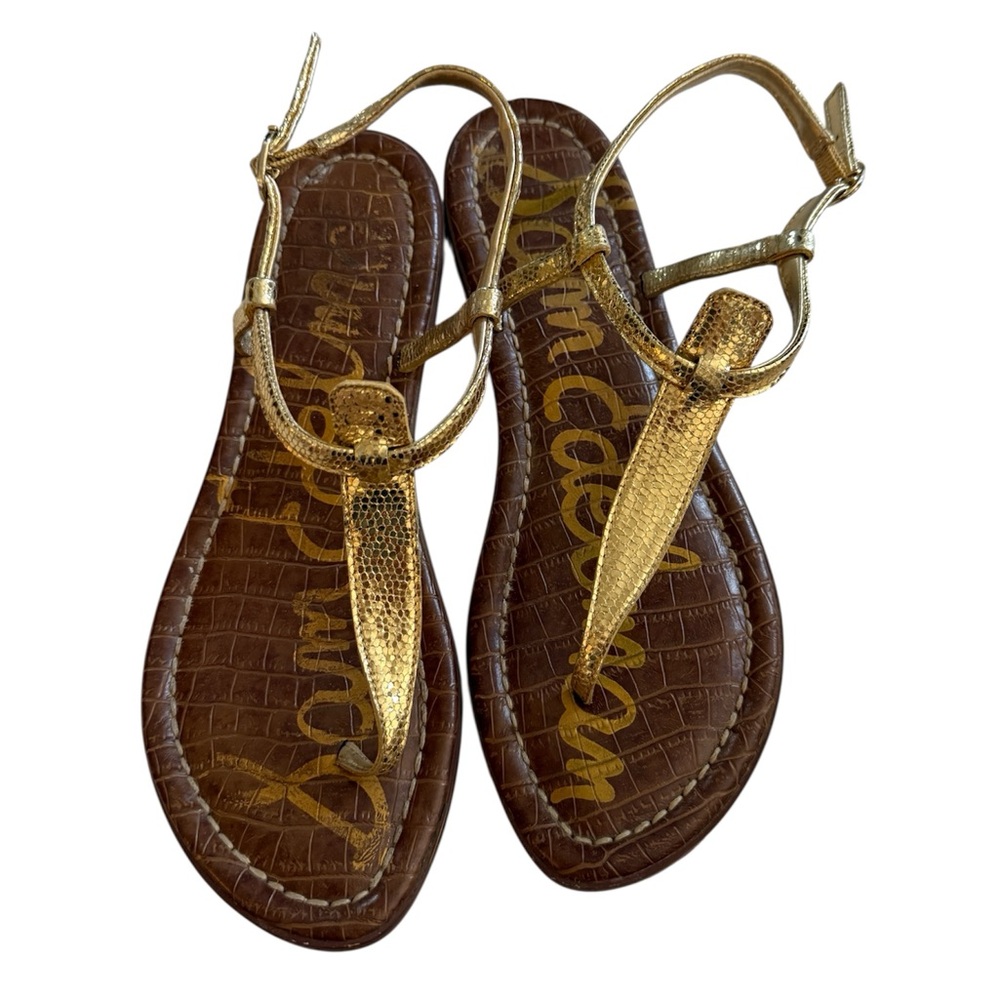 Sam Edelman GIGI Gold Women's Sandals
